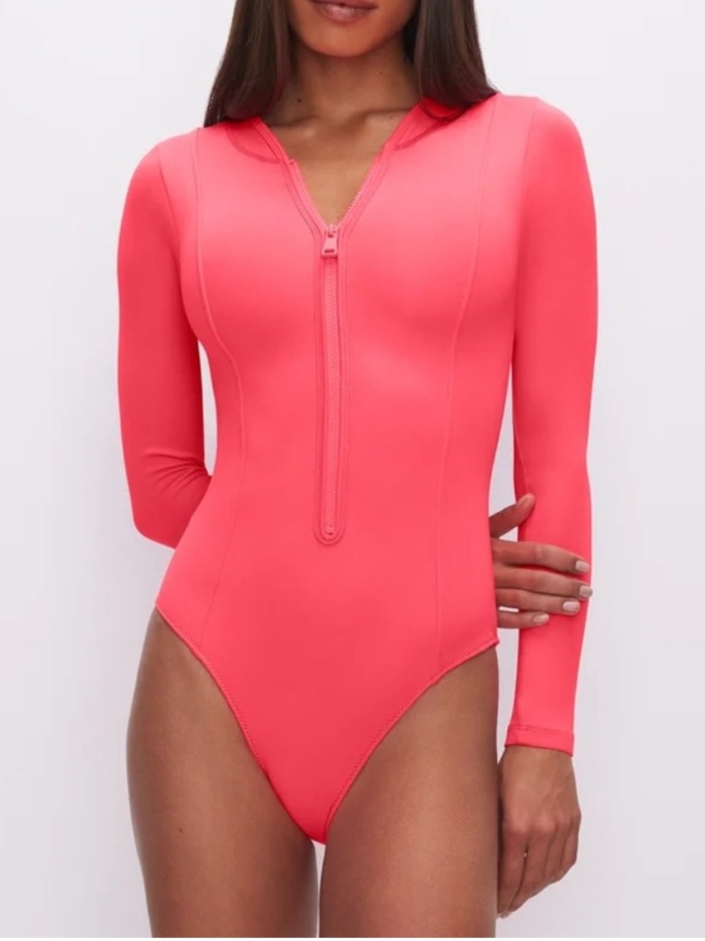 Good American Long Sleeve One Piece